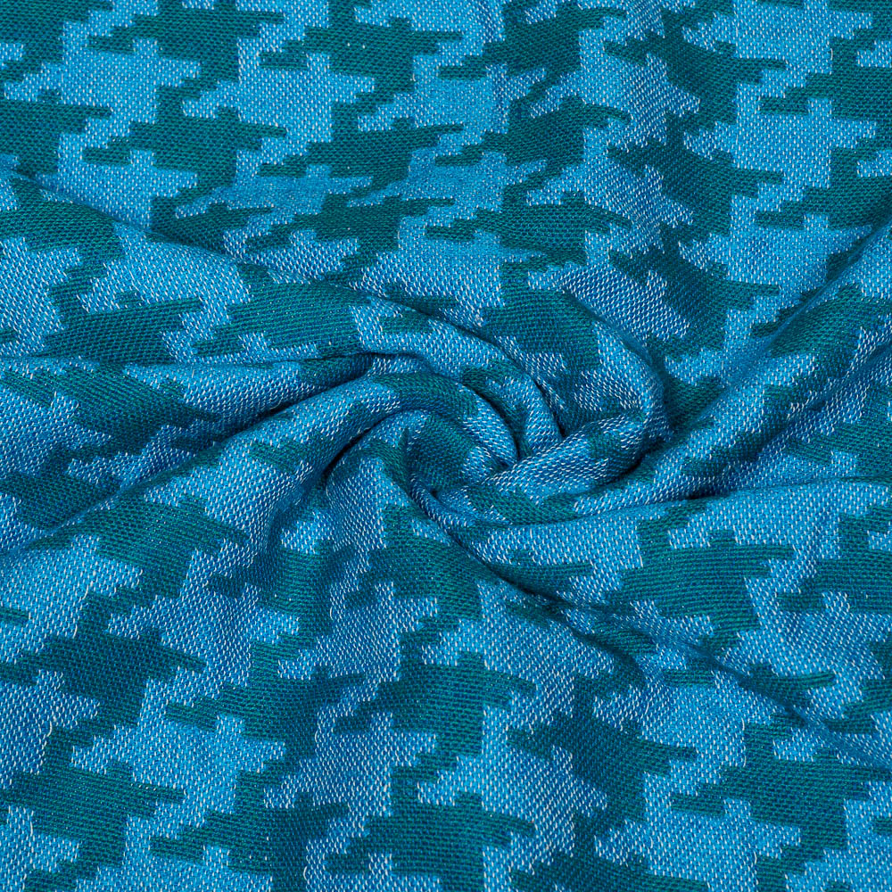 Blue color Cotton Jacquard (SKU: J-278)