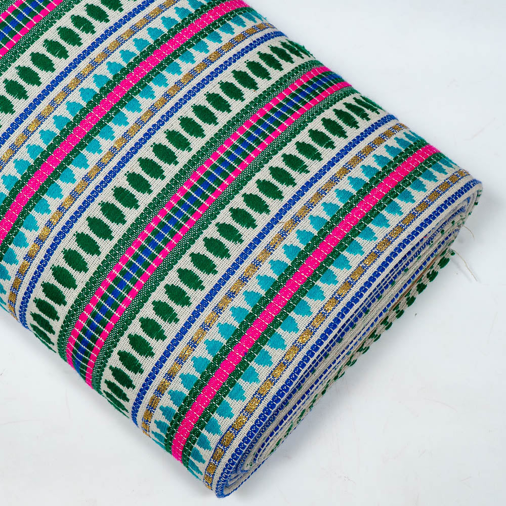 Multicolor Capsule Cotton Acrylic Jacquard (SKU: J-551)