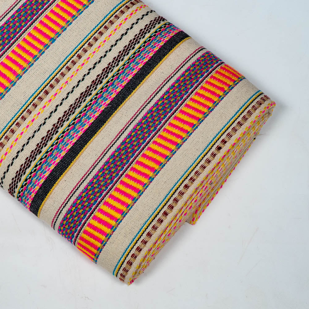 Multicolor Cotton Blend Jacquard (SKU: J-555)