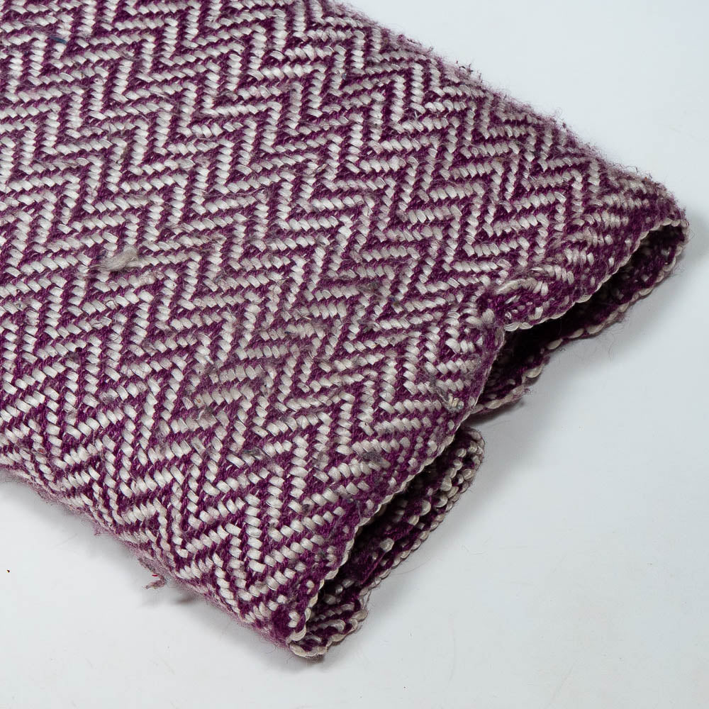Puple color Chevron Design Cotton Acrylic Jacquard (SKU: JD-98)
