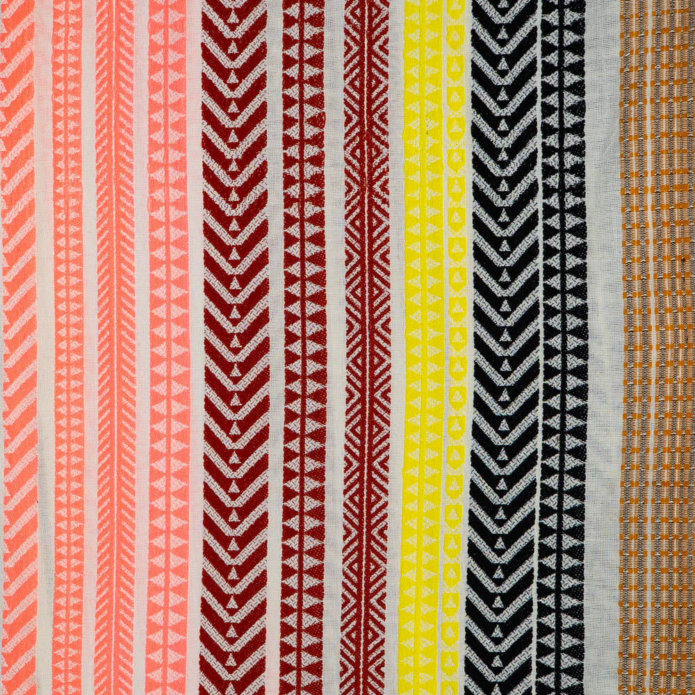 Multicolor Cotton Acrylic Jacquard (SKU: JDD-440)