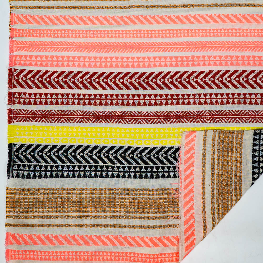 Multicolor Cotton Acrylic Jacquard (SKU: JDD-440)