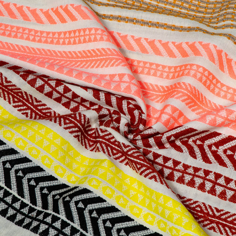 Multicolor Cotton Acrylic Jacquard (SKU: JDD-440)