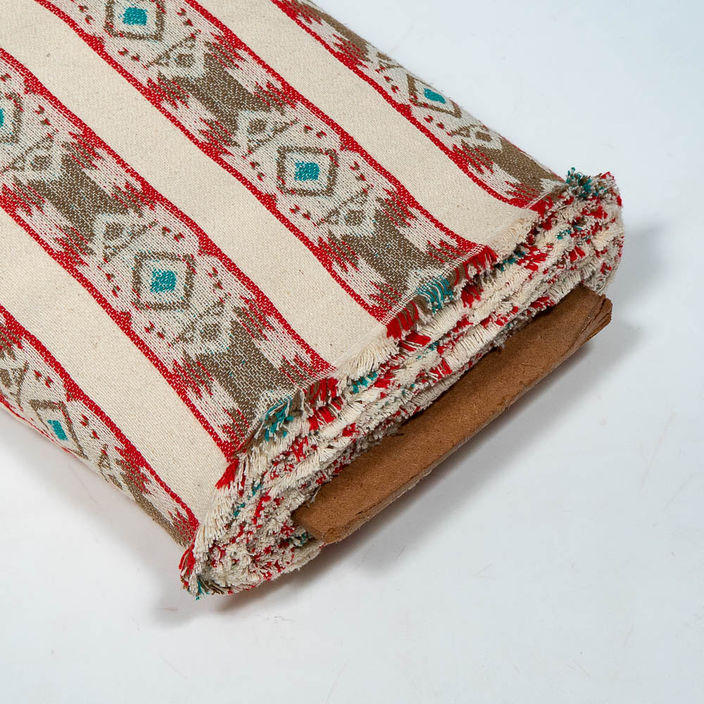 Multicolor Cotton Blend Jacquard (Width: 54 inches or 137 cm)