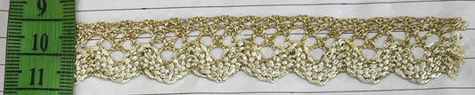 Golden Zari lace (Sku-Z-11)
