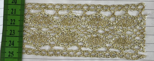 Golden Zari lace (Sku-Z-19)
