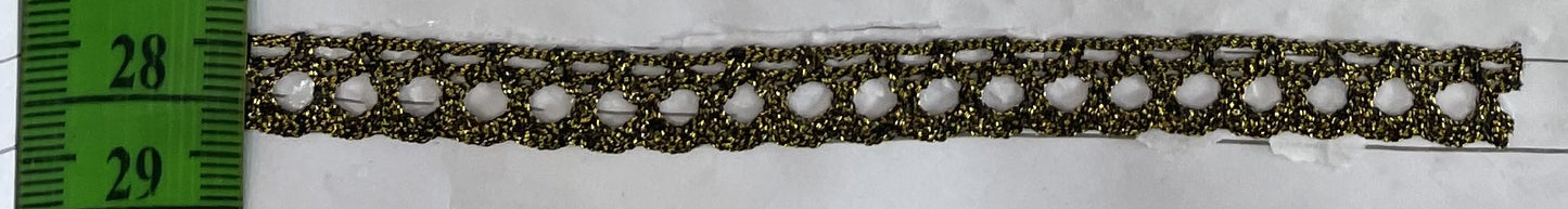 Golden Zari lace (Sku-Z-20)