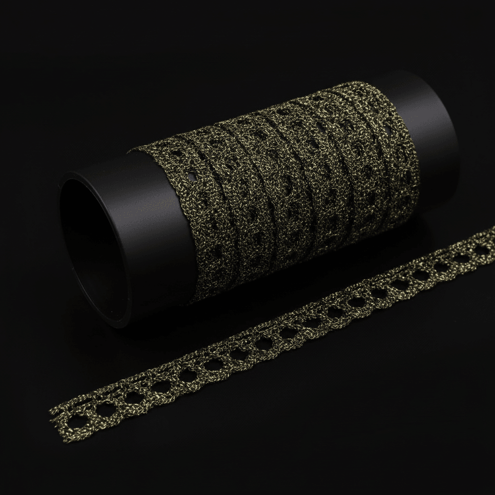 Golden Zari Lace (Width : 1 cm & Sku-Z-20)