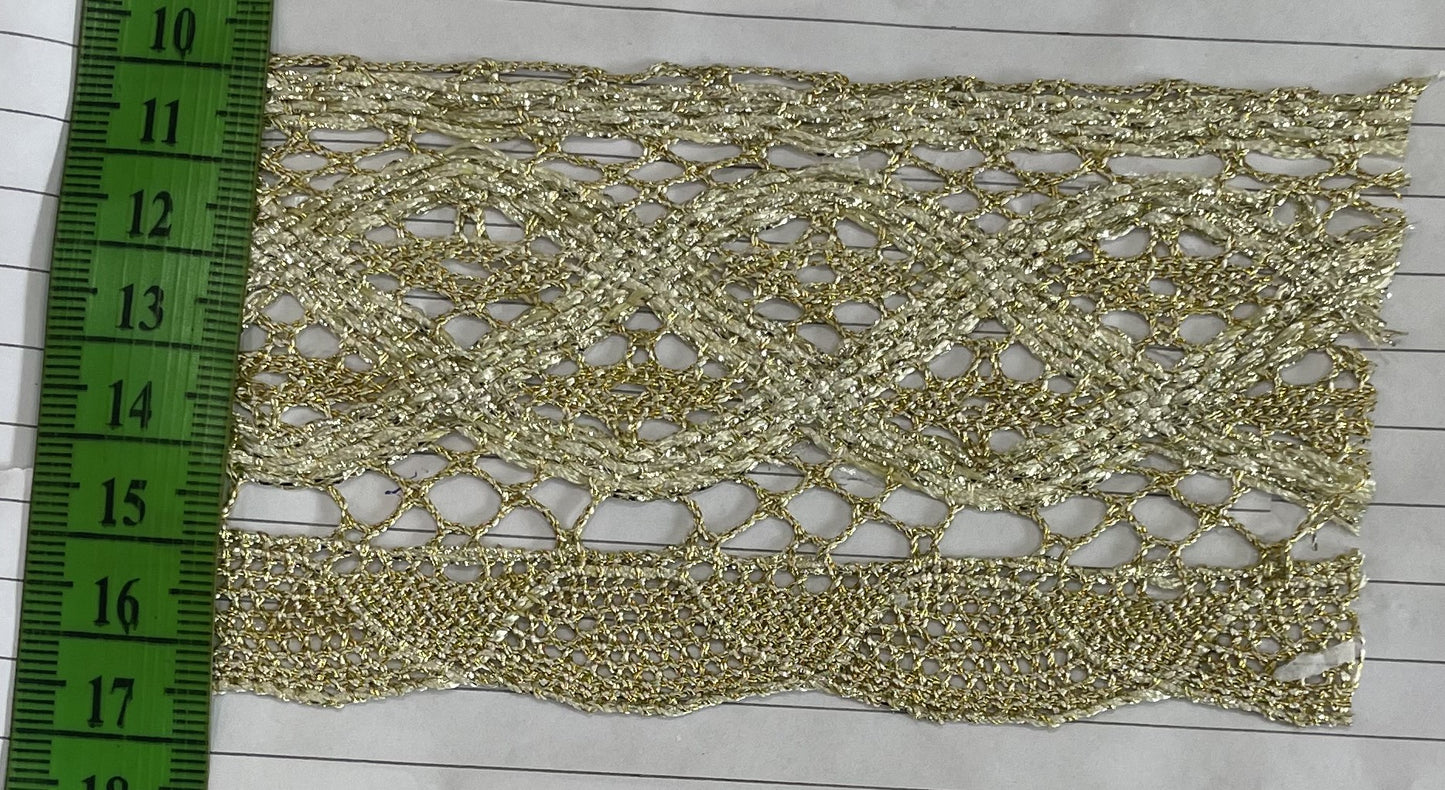 Golden Zari Lace (Sku-Z-38)