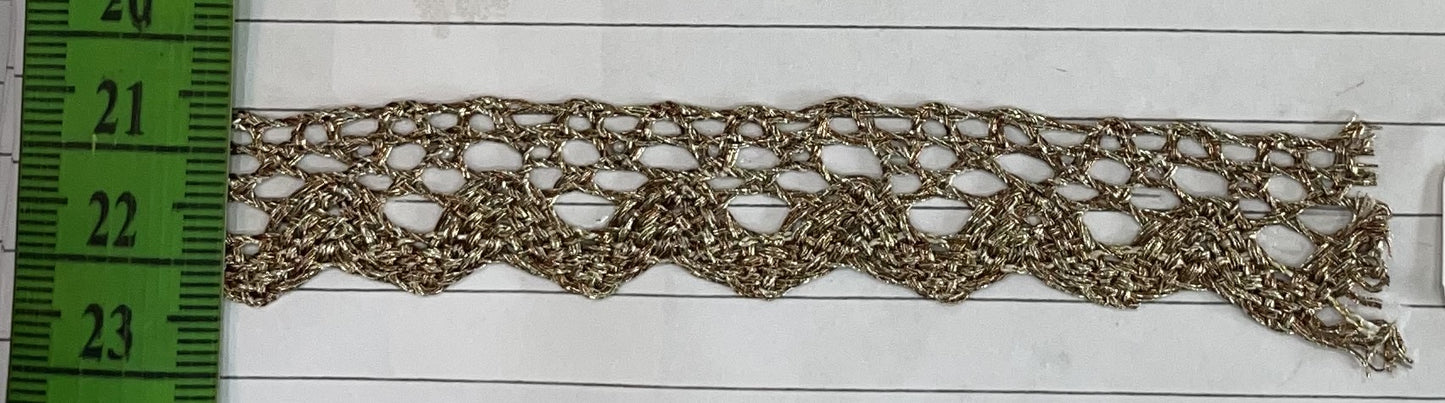 Golden Zari Lace (Sku-Z-46)