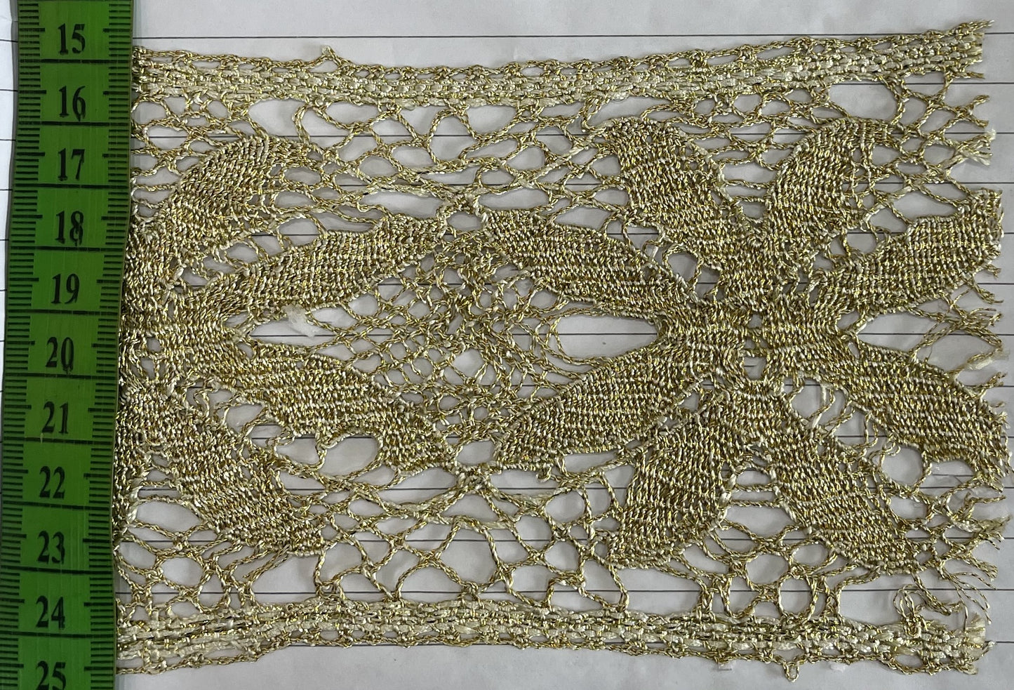 Golden Zari lace (Sku-Z-9)