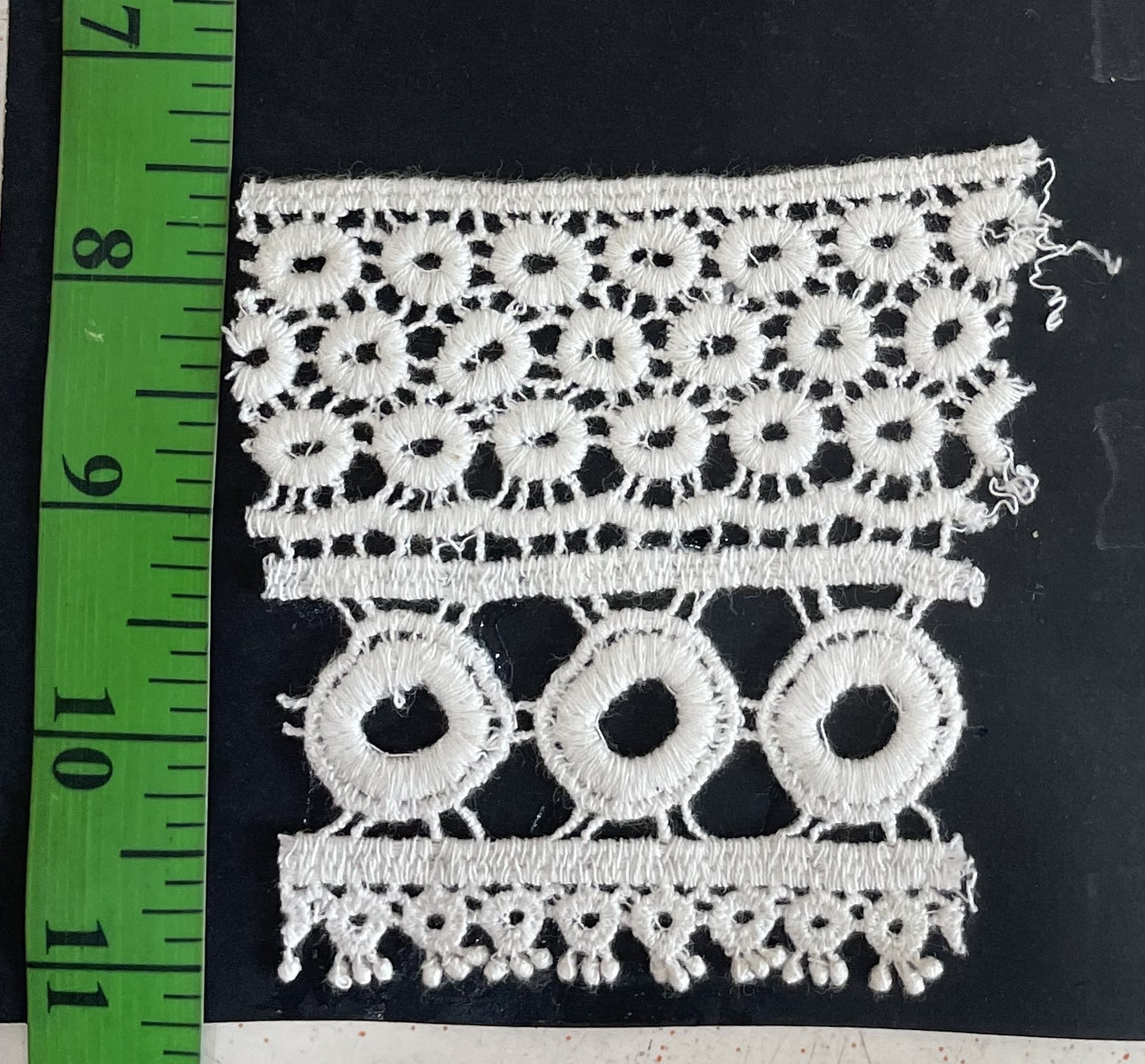 White Cotton Dyeable Chemical lace (Sku: Ch-144)