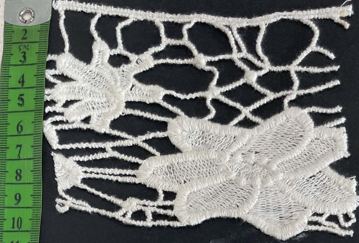 White Cotton Dyeable Chemical lace (Sku: Ch-145)