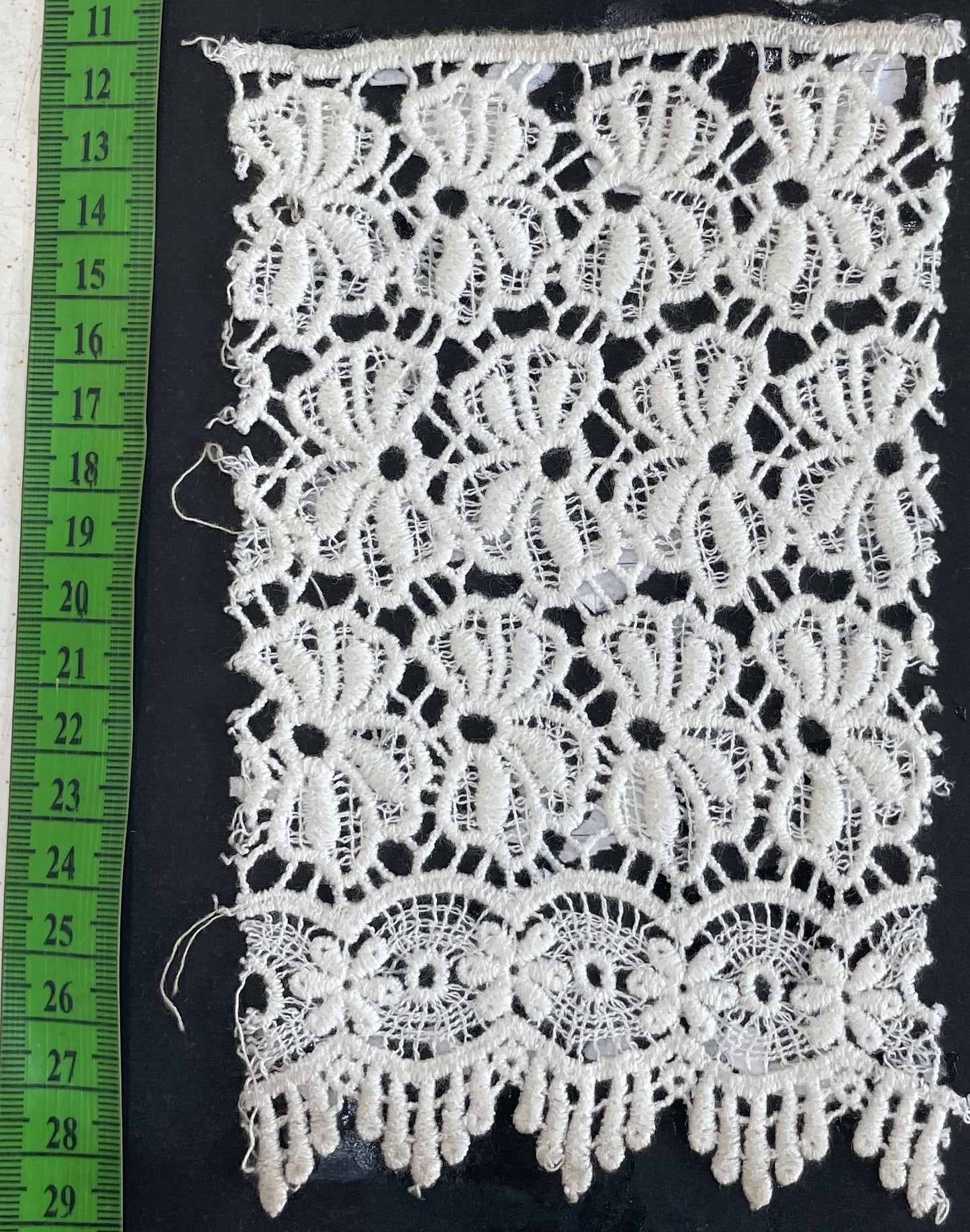 White Cotton Dyeable Chemical lace (Sku: Ch-146)