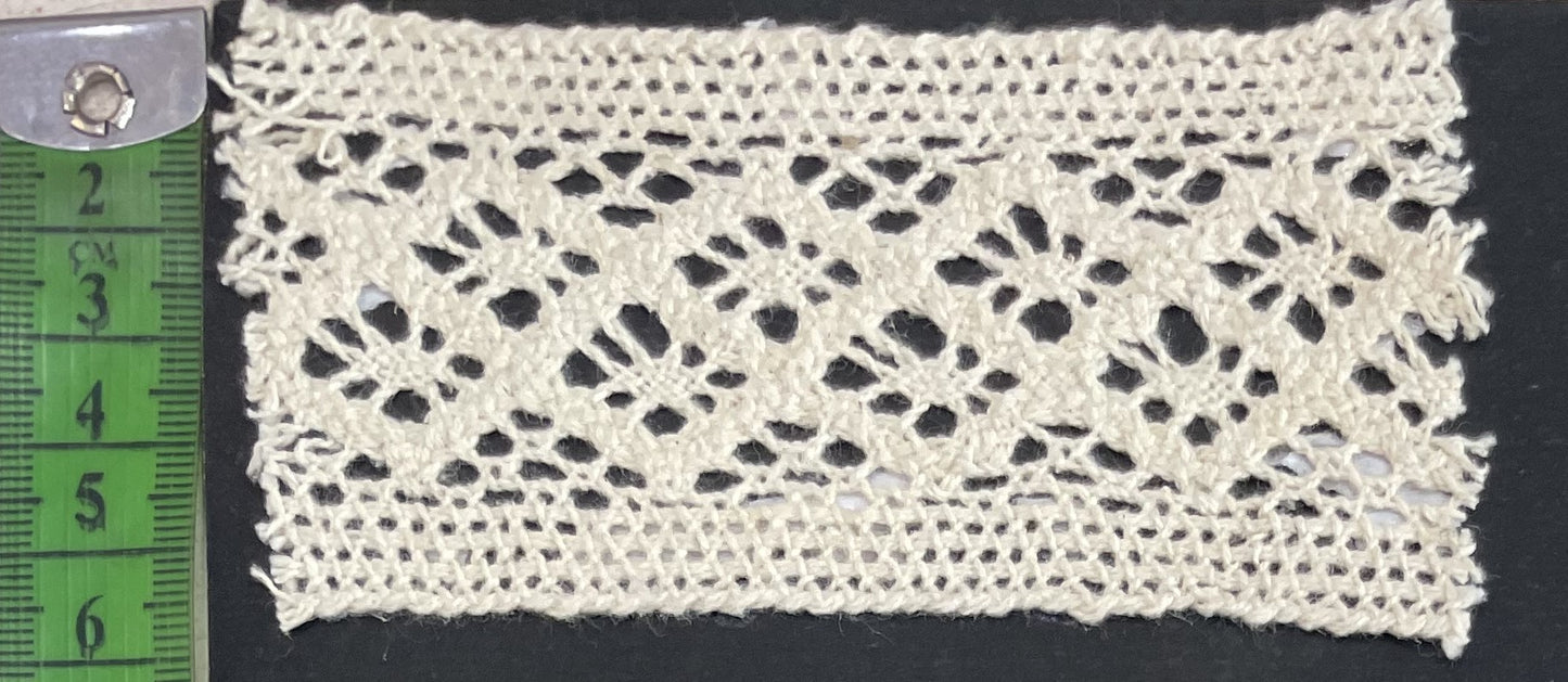 White Dyeable Crochet Lace (Sku: K-101)