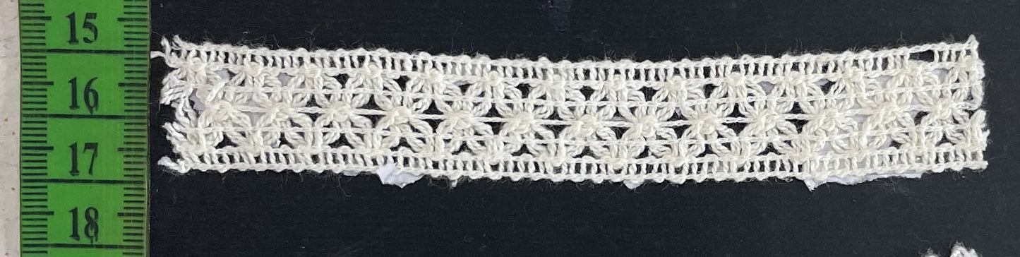 White Dyeable Crochet Lace (Sku: K-119)