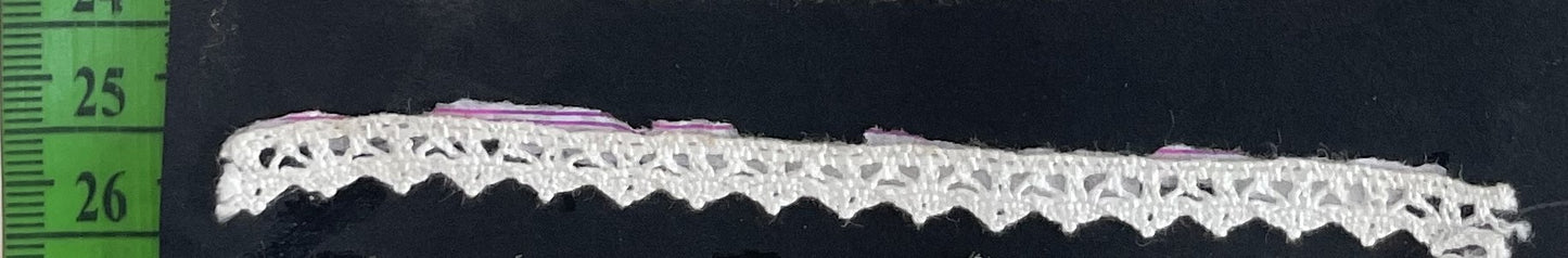 White Dyeable Crochet Lace (Sku: K-182)