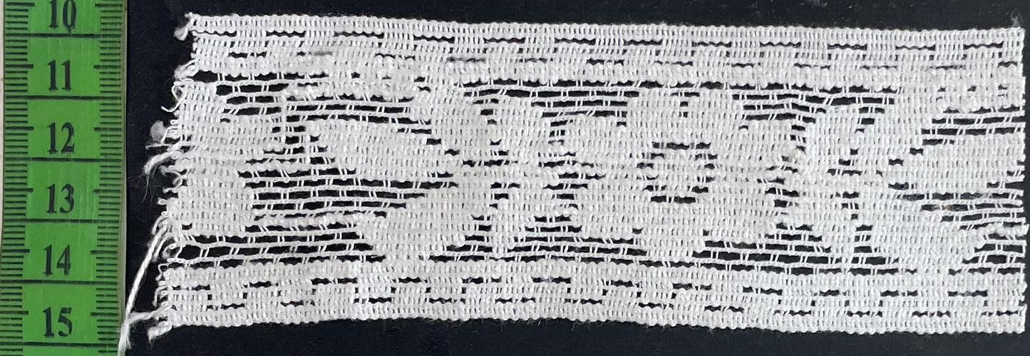 White Dyeable Crochet lace (Sku: K-31)