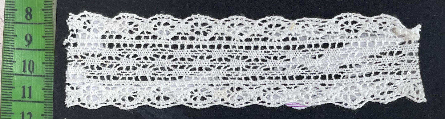 White Dyeable Crochet Lace (Sku: K-95)