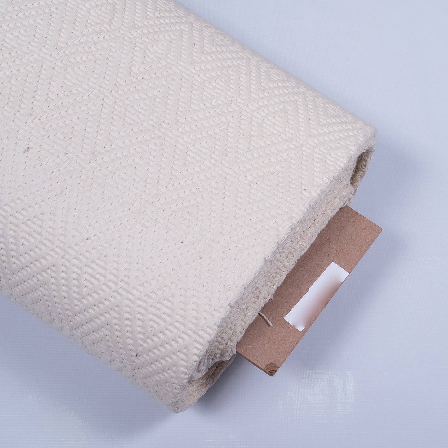 Natural Cotton Dyeable Jacquard (Sku: JDD-334)