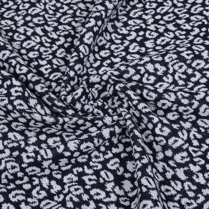 Black & White Animal Skin Jacquard | SKUu: JDD-332