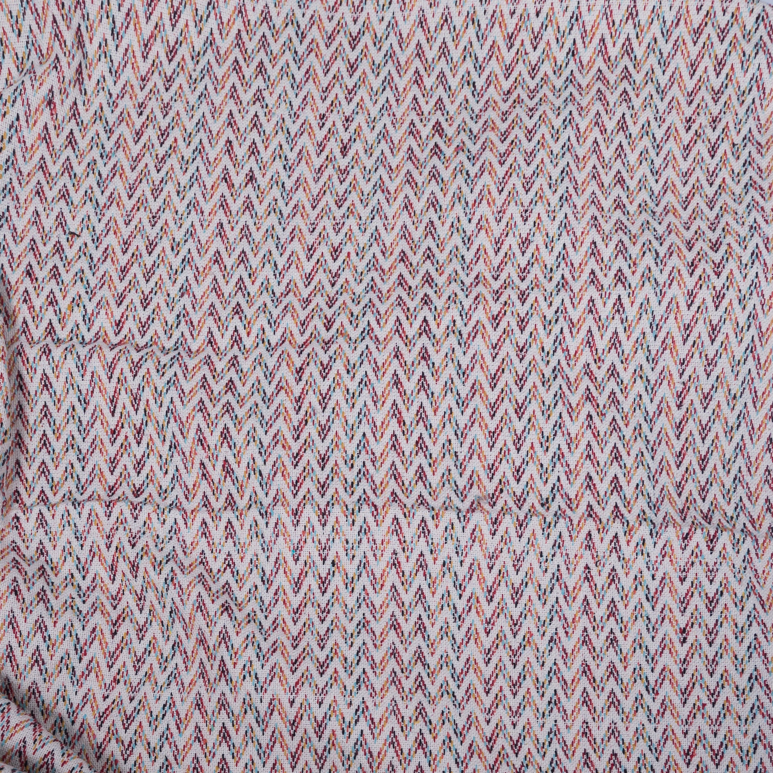 Multi Color Chevron Jacquard