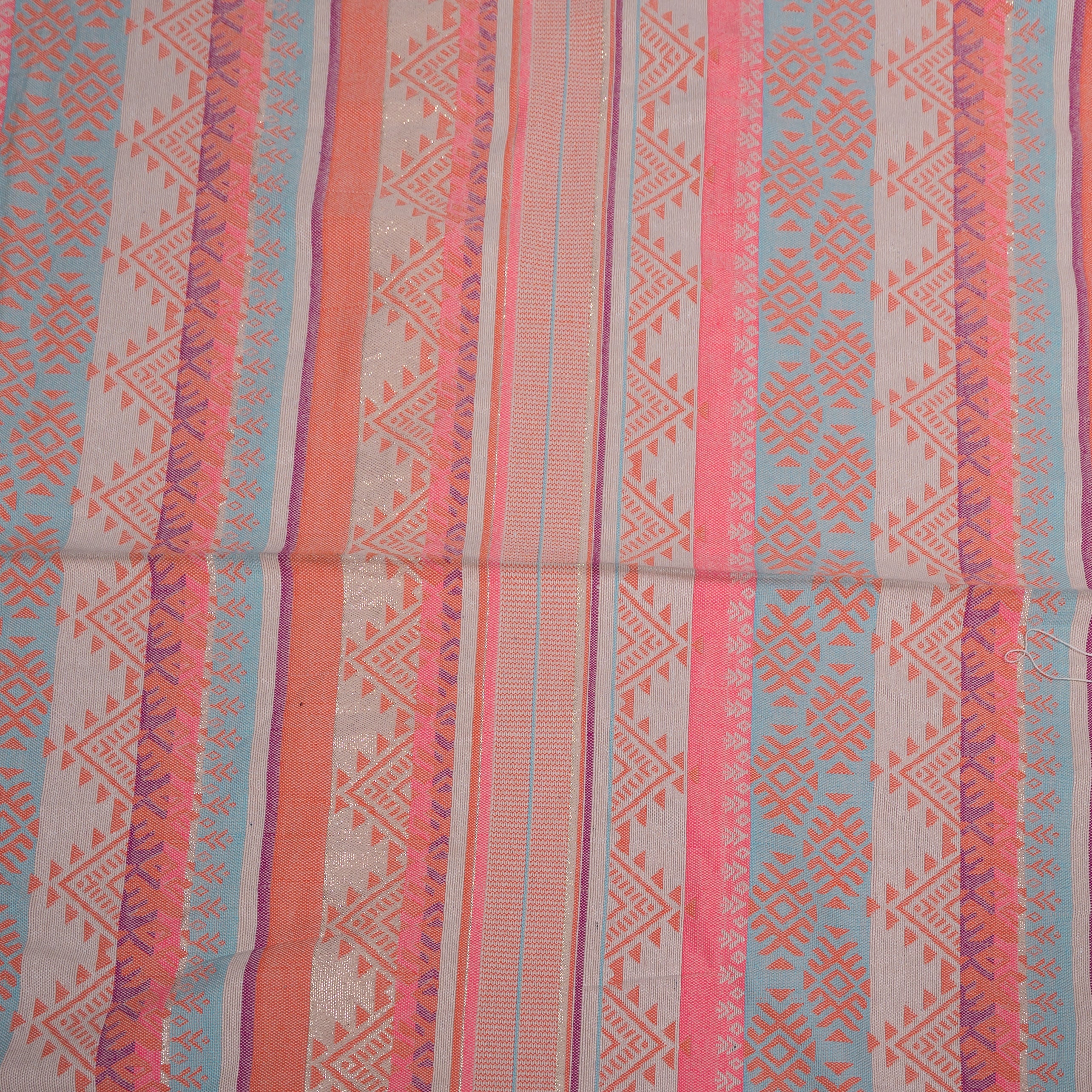 Pink Cotton Lurex Blend Jacquard (Sku: JDD-324)