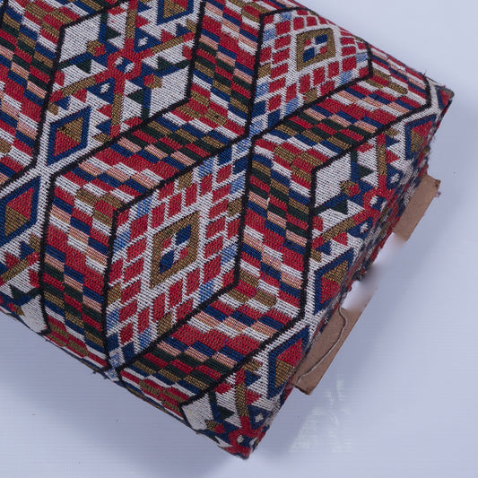 Multicolor Cotton Blend Jacquard (Sku: JDD-304)