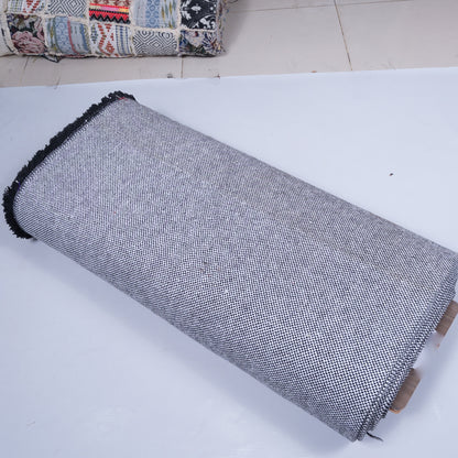 Black and White Matti Weave Cotton Jacquard | SKU: JDD-335