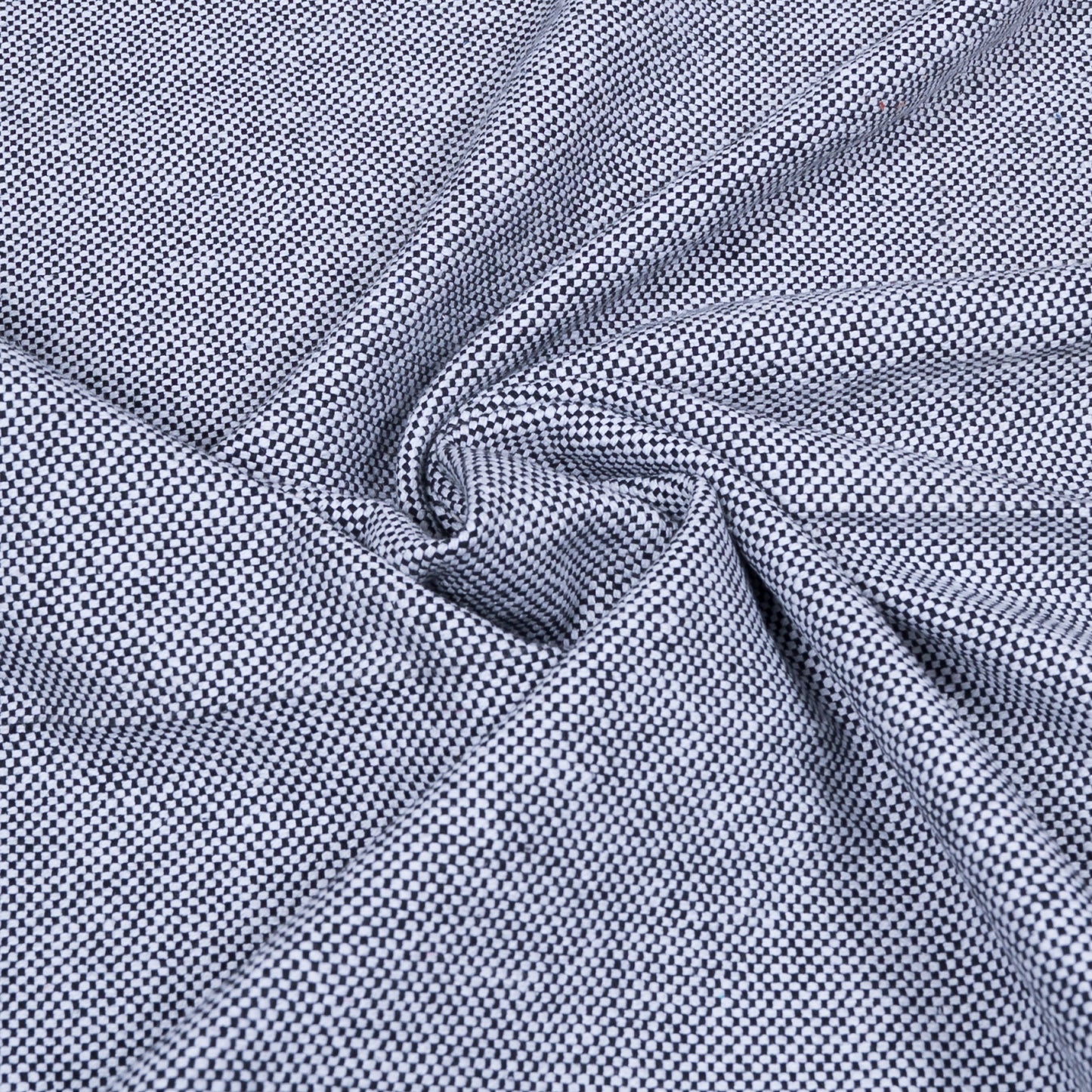 Black and White Matti Weave Cotton Jacquard (SKU: JDD-335)