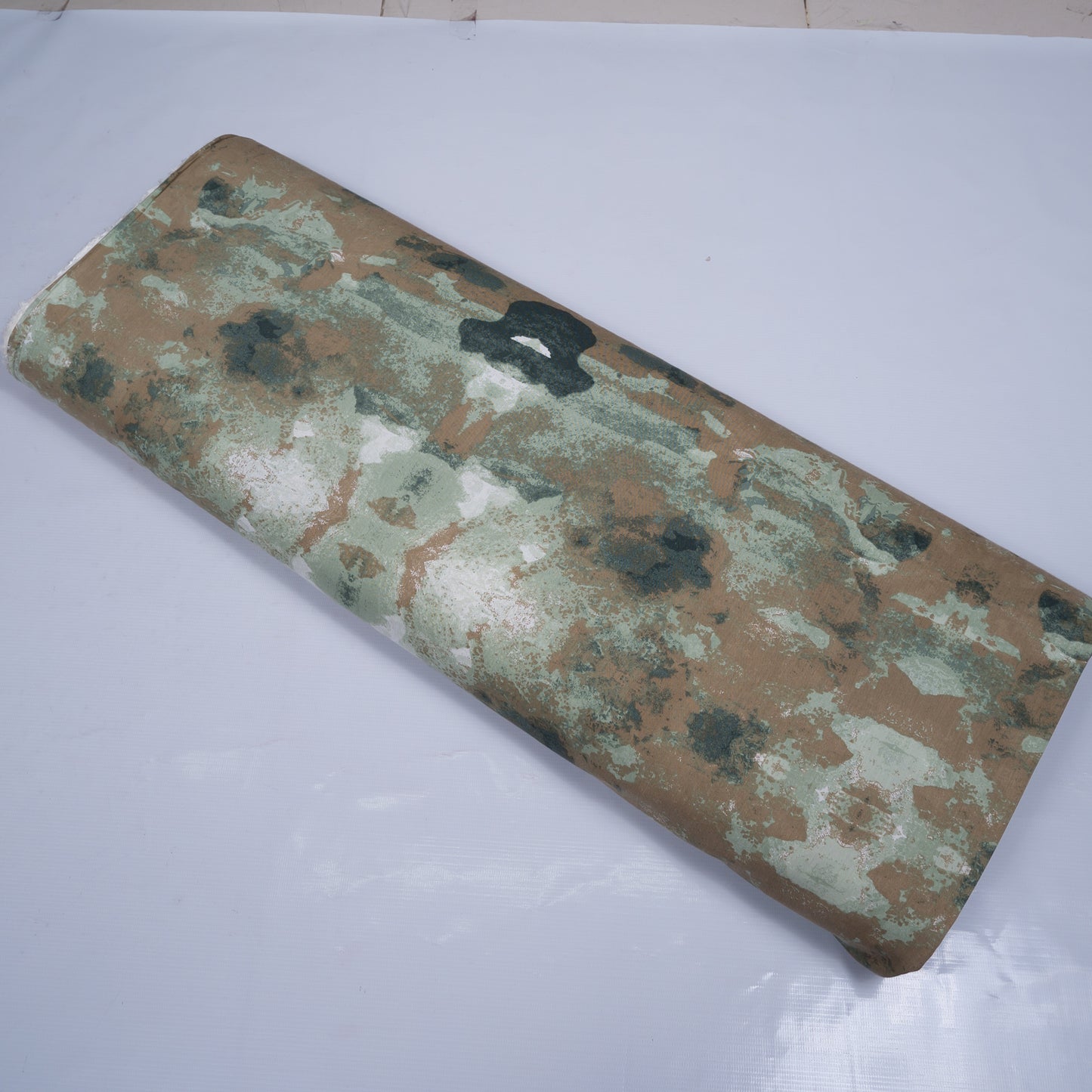 Green & Brown Cotton Print