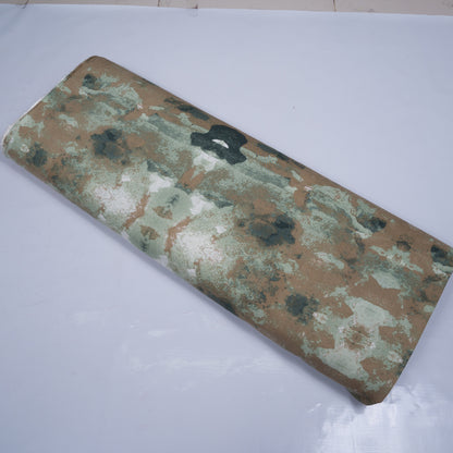 Camouflage Screen Print Design Cotton Poplin Fabric