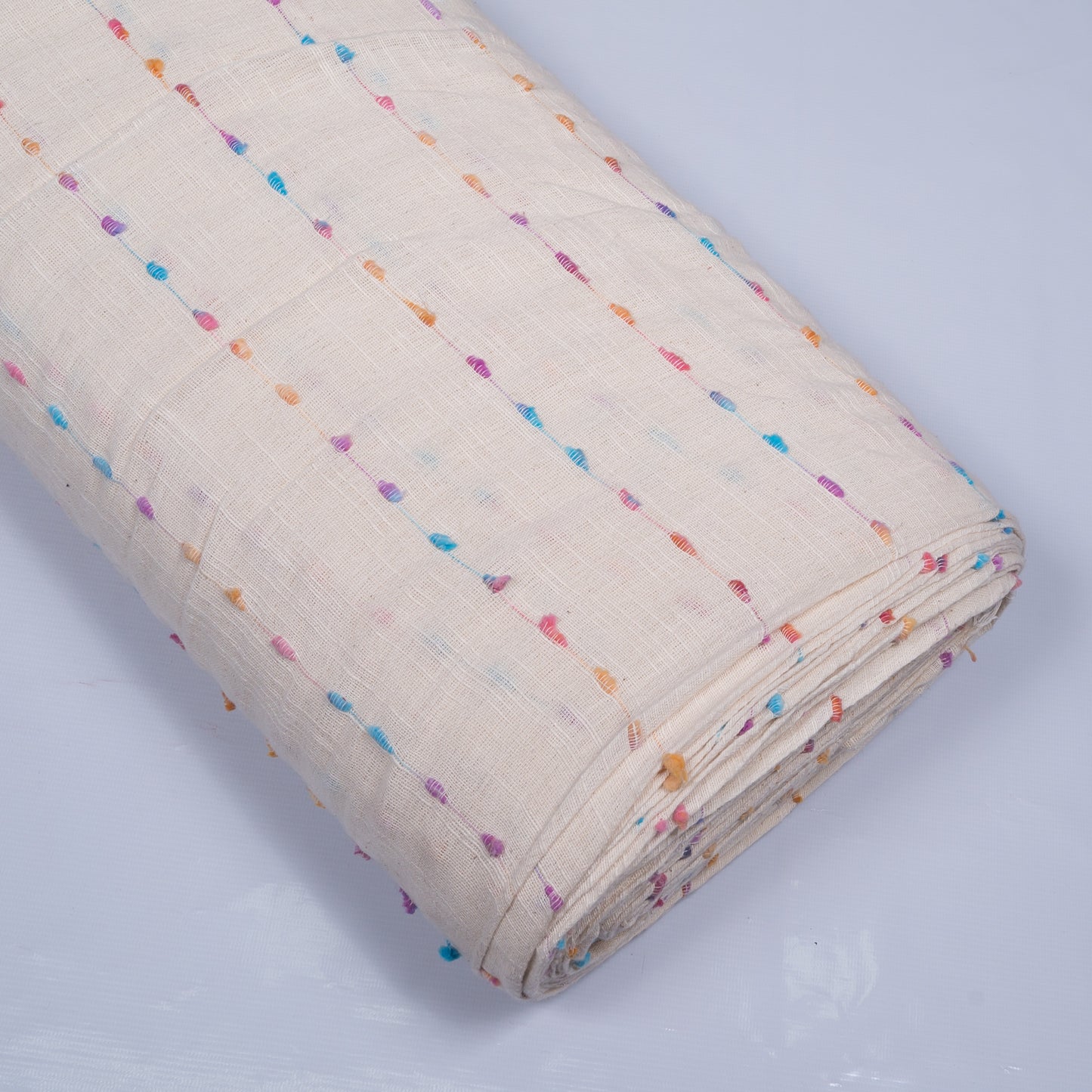 Multi Color Cotton Blend Lightweight Dobby (Sku: J-332)