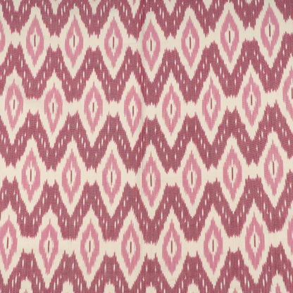 Pink & White Thick Cotton Handloom Ikat (Sku : IKK-500)