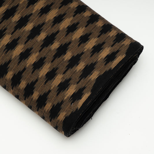 Brown & Black Thick Cotton Handloom Ikat (Sku: IKK-531)