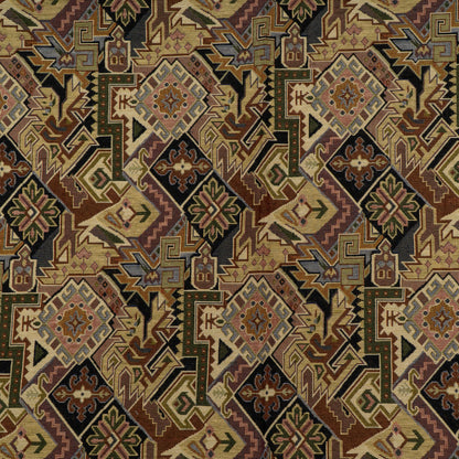 Multicolor Geometric Cotton Blend Jacquard | SKU: JDD-379