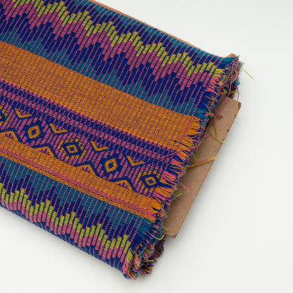 Multicolor Cotton Blend Jacquard Fabric | SKU: JDD-363