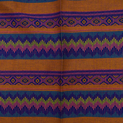 Multicolor Cotton Blend Jacquard Fabric | SKU: JDD-363
