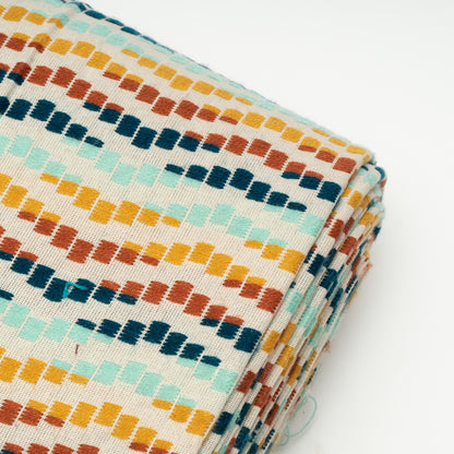 Multicolor Stripe Cotton Blend Jacquard | SKU: JDD-373