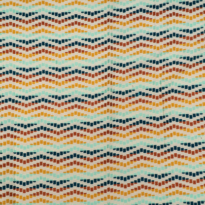 Multicolor Stripe Cotton Blend Jacquard | SKU: JDD-373