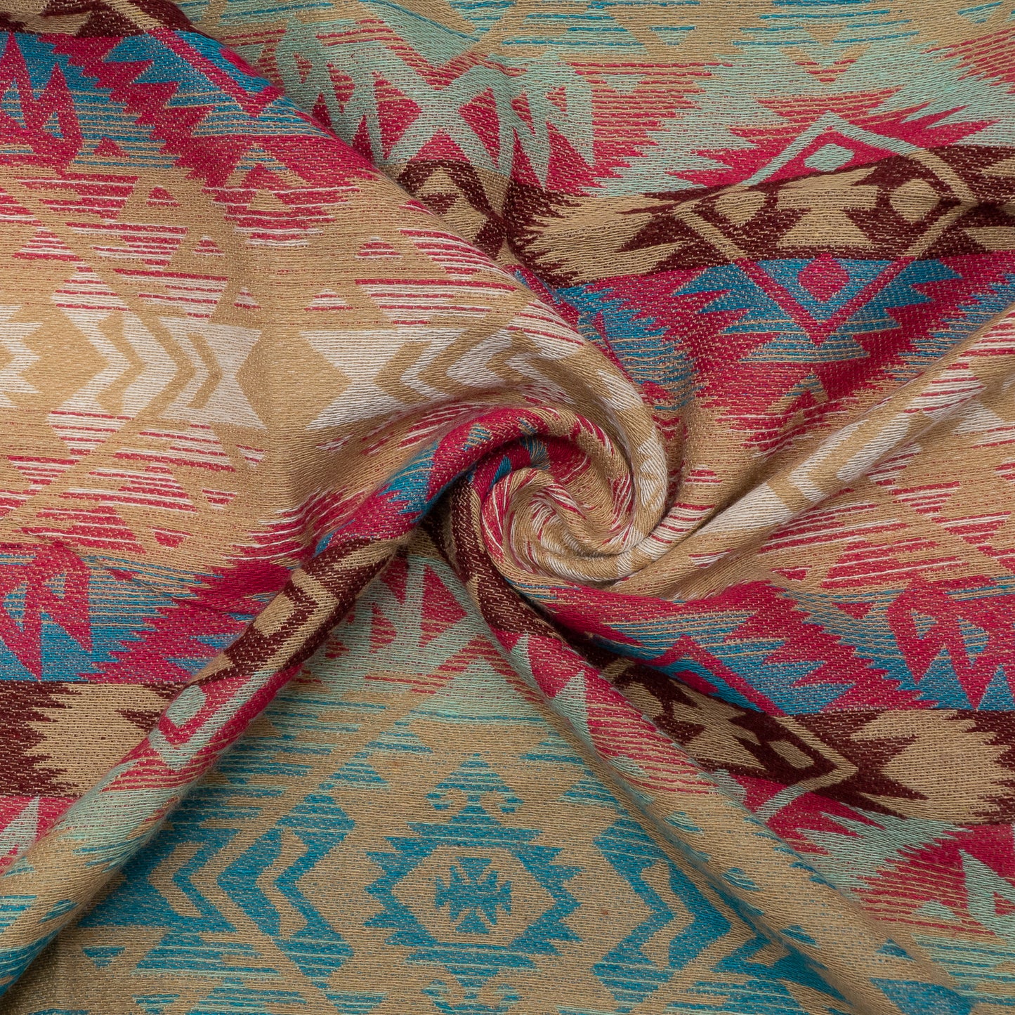 Multi Cotton Jacquard Fabric (Sku: JDD-386)