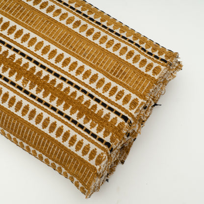 Brown & White Cotton Capsule Jacquard | SKU: JDD-361