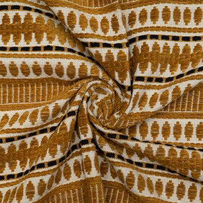 Brown & White Cotton Capsule Jacquard | SKU: JDD-361