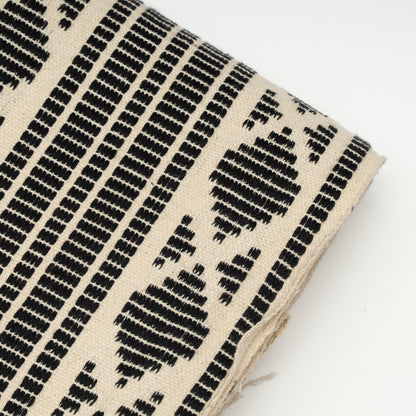 Black & White Thick Cotton Jacquard | SKU: J-480