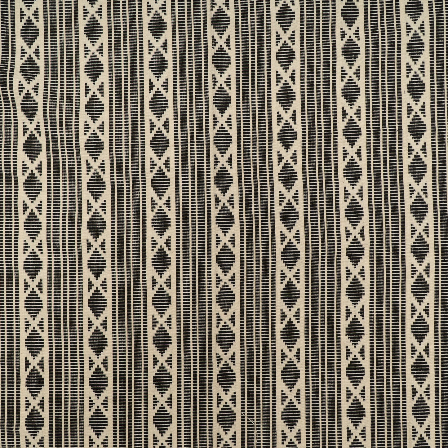 Black & White Thick Cotton Jacquard (Sku: J-480)