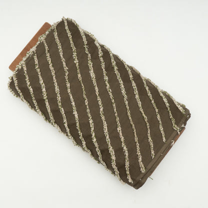 Diagonal Tufting on Green Cotton Cambric | SKU: JD-36