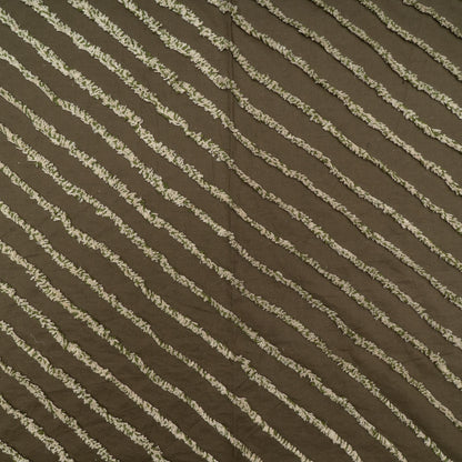 Diagonal Tufting on Green Cotton Cambric | SKU: JD-36