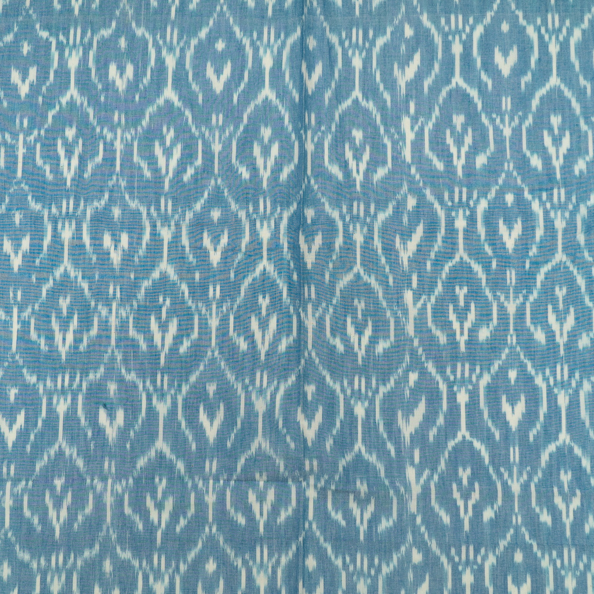 Blue Cotton Handloom Ikat (Sku: F-61)