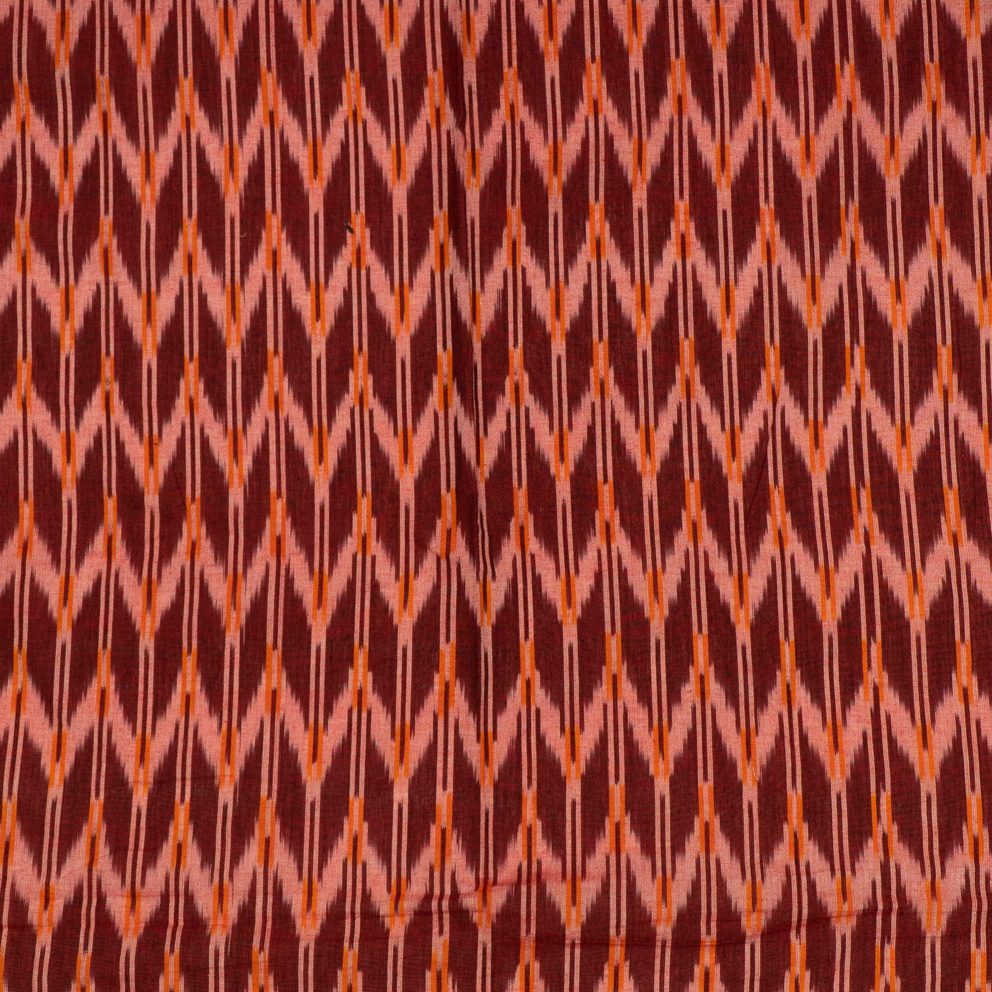 Brown Cotton Handloom Ikat (Sku: F-64)