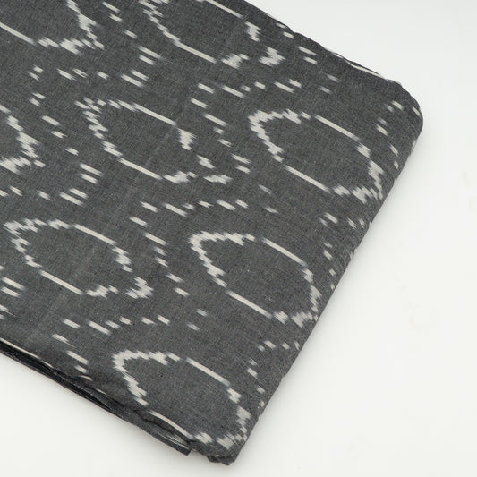 Silver Cotton Handloom Ikat (Sku:I-826)